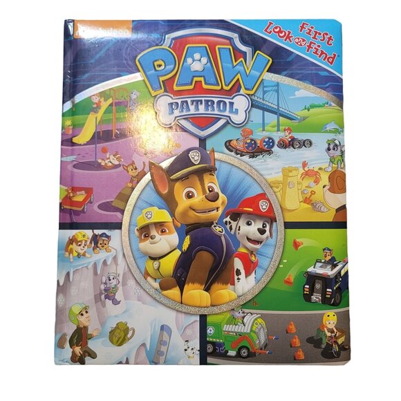 First Look and Find Nickelodeon PAW PATROL hard cover book isbn 9781450896726 - Picture 1 of 5